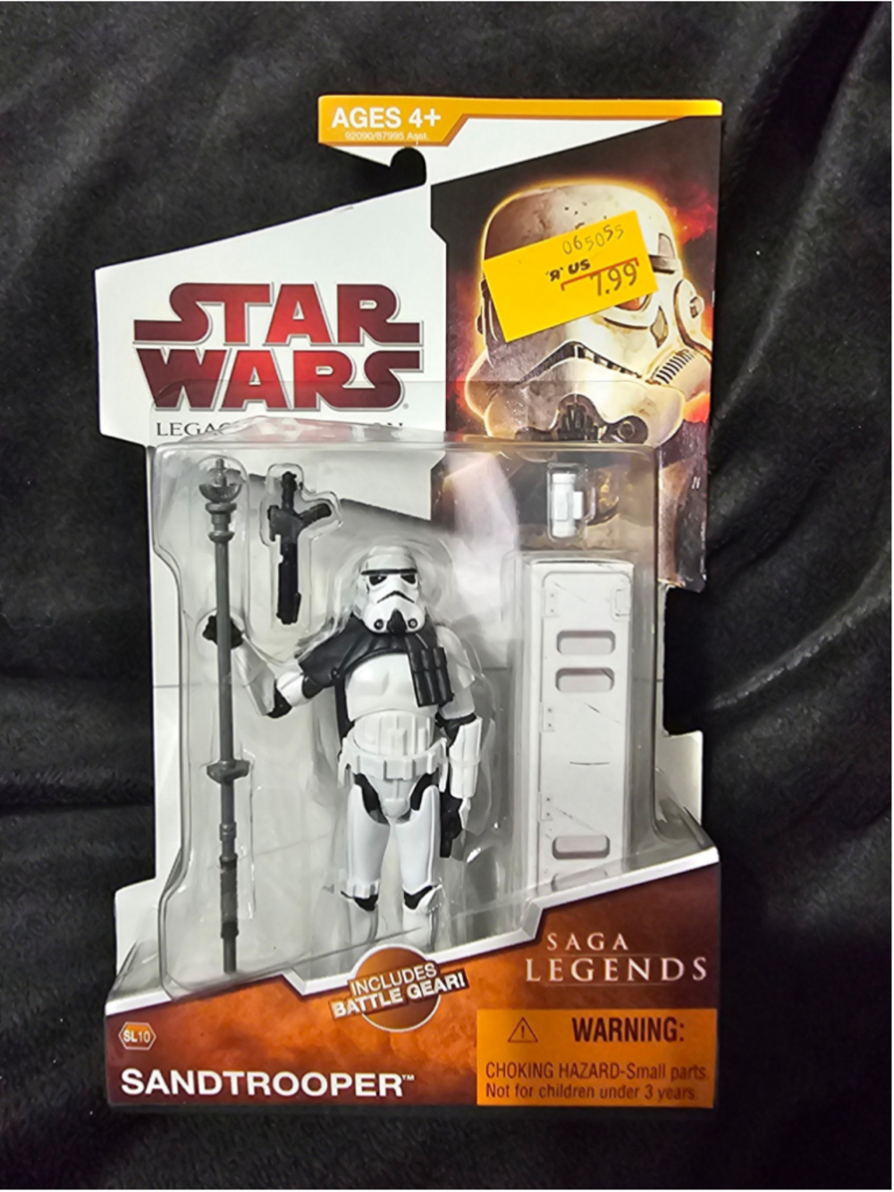 Boys Hasbro Star Wars Sandtrooper Action Figure One Size White Black